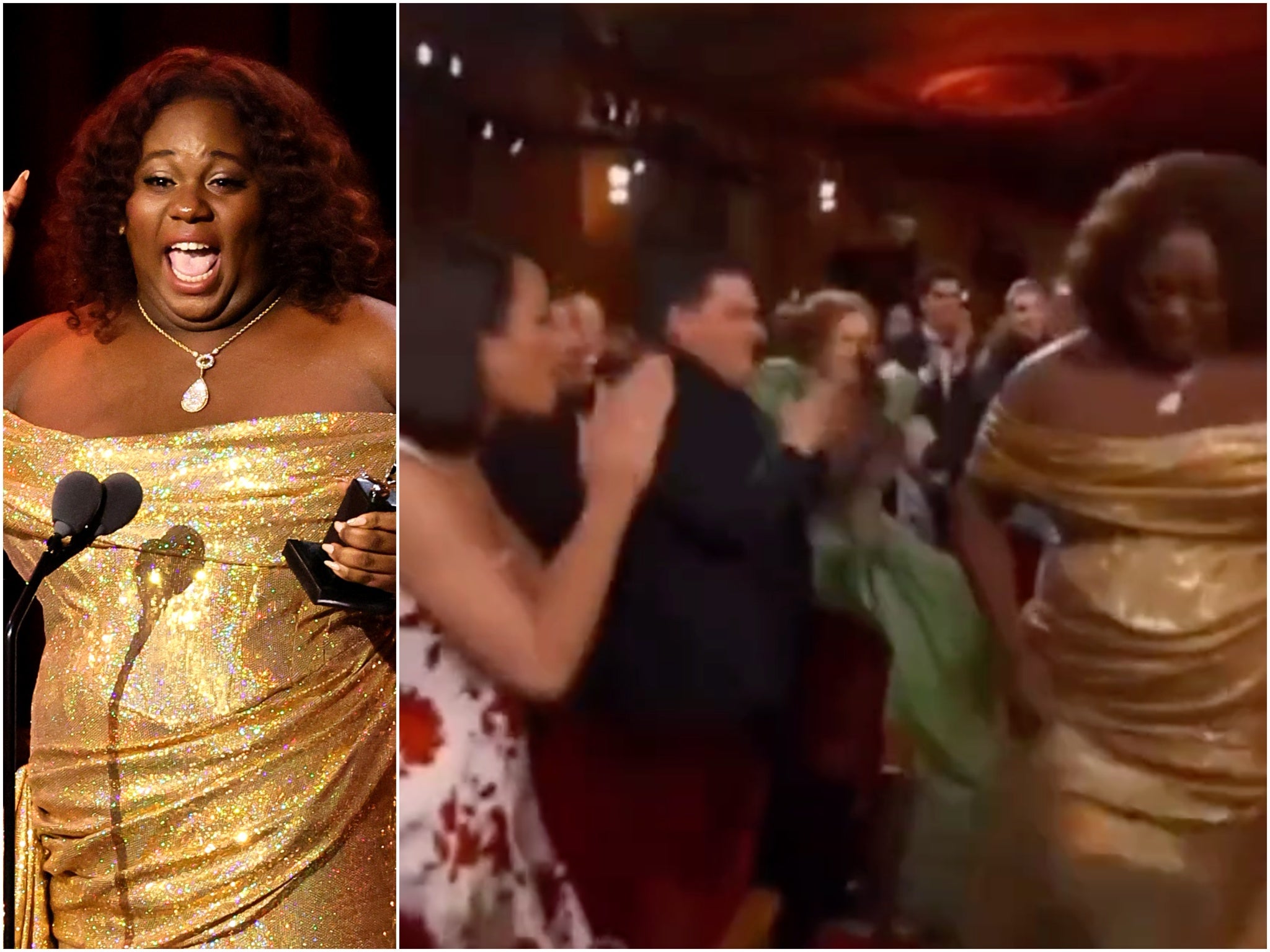 Tony viewers spot delicious moment Alex Newell wins award in